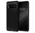 Spigen SGP Rugged Armor Samsung Galaxy S10 Matte Black hátlap tok thumbnail