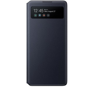 Samsung N770 Galaxy Note 10 Lite Wallet Cover, gyári flip tok, fekete, EF-EN770PB 