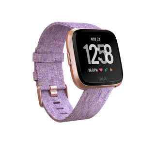 Fitbit Versa okosóra Special Edition, Lavender Woven Mobil