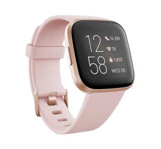 Fitbit Versa 2 okosóra, Petal/Copper Rose Aluminum Mobil