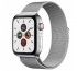 Apple Watch Series 5 GPS+Cellular okosóra, 44mm, Rozsdamentesacél, rozsdamentesacél milánói szíj thumbnail