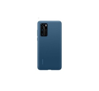 Huawei P40 Silicone Cover, gyári szilikon tok, kék Mobil