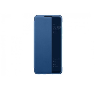 Huawei P30 Lite View Cover, gyári flip tok, kék Mobil