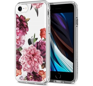 Spigen Ciel Cyrill Apple iPhone SE (2020)/8/7 Cecile tok, Rose Floral virág Mobil