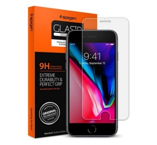Spigen "Glas.tR SLIM" Apple iPhone 8/7 Tempered kijelzővédő fólia 2db Mobil