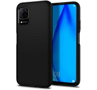 Spigen Liquid Air Huawei P40 Lite Matte Black tok, fekete Mobil