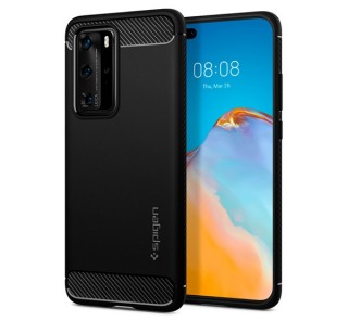 Spigen Rugged Armor Huawei P40 Pro Black tok, fekete Mobil