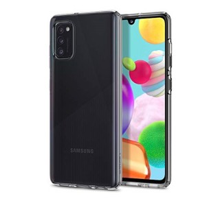 Spigen Liquid Crystal Samsung Galaxy A41 Crystal Clear tok, átlátszó Mobil