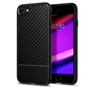 Spigen Core Armor Apple iPhone SE(2020)/8/7 Matte Black tok, fekete 
