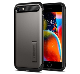 Spigen Slim Armor Apple iPhone SE(2020) Gunmetal tok, szürke Mobil