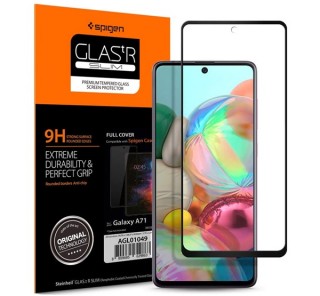 Spigen Glass FC Samsung Galaxy A71 Tempered kijelzővédő fólia Mobil
