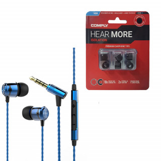 SOUNDMAGIC E50C - In-Ear fülhallgató headset + Comply T-400 ASST - Blue Mobil