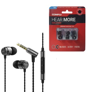 SOUNDMAGIC E50C - In-Ear fülhallgató headset + Comply T-400 ASST - Grey 