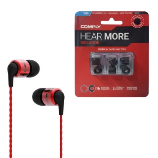 SOUNDMAGIC E80 - In-Ear fülhallgató + Comply T-400 ASST - Piros PC