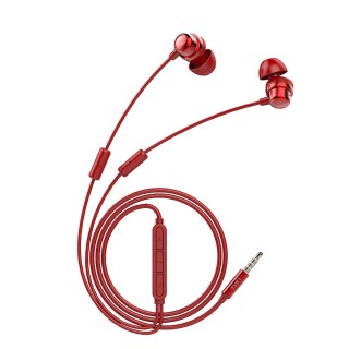 UIISII K8 - Két mikrofonnal ellátott hibrid fülhallgató Hi-Res Audio minosítéssel - Piros 