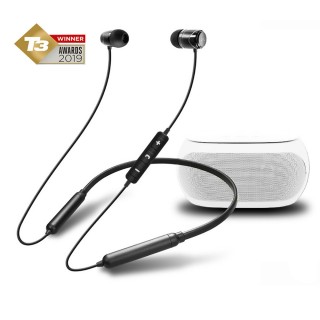 SoundMAGIC E11BT Bluetooth5 24 Bit In-Ear fülhallgató headset + Y200 hordozható Bluetooth hangszóró - Fehér Mobil