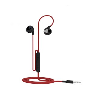 UIISII U1 - Vezetékes mikrofonos Earbud fülhallgató - Piros 