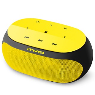 AWEI Y200 - Hordozható Bluetooth hangszóró - Sárga 