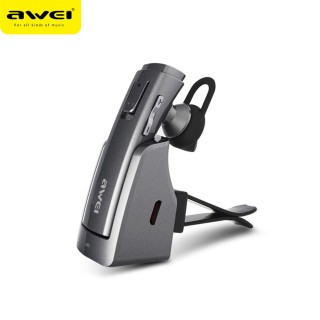 AWEI A833BL - Bluetooth vezeték nélküli autós mono headset töltő dokkolóval PC