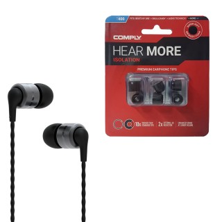 SOUNDMAGIC E80 - In-Ear fülhallgató + Comply T-400 ASST - Fekete PC