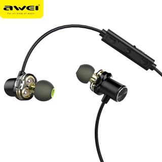 AWEI X650BL - In-Ear Bluetooth Fülhallgató Headset Szürke - Szürke Mobil