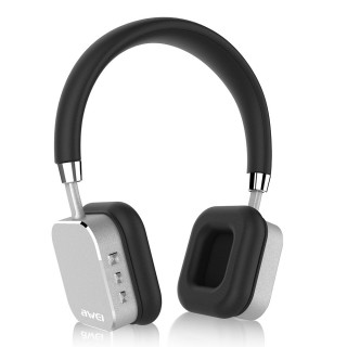 AWEI A900BL - On-Ear Bluetooth fejhallgató headset - Ezüst PC