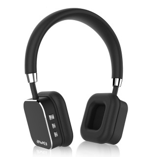 AWEI A900BL - On-Ear Bluetooth fejhallgató headset - Fekete PC