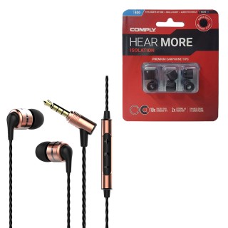 SOUNDMAGIC E80C - In-Ear fülhallgató headset + Comply T-400 ASST - Gold 