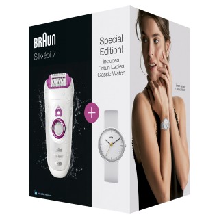 BRAUN SE7-521GS epilátor + Braun noi karóra Otthon