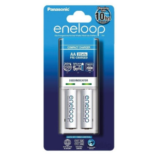 GP Panasonic Eneloop timer akkutöltő + 2xAA akku PC