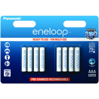 GP Panasonic Eneloop AAA 750mAh mikro ceruza akku 8db/ bliszter PC