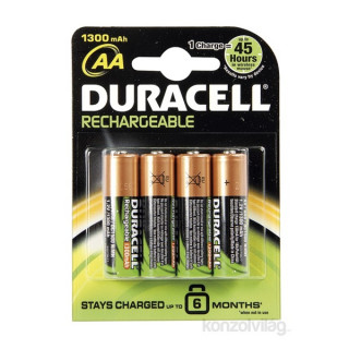 GP Duracell AA 1300mAh ceruza akkumulátor 4db/bliszter PC