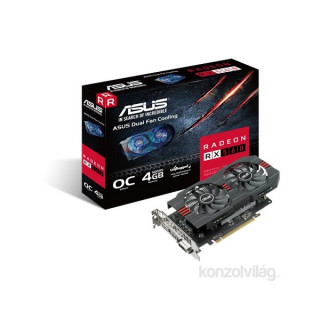 ASUS RX560-O4G-EVO AMD 4GB GDDR5 128bit PCI-E videokártya PC