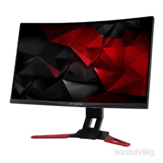 Acer 31,5" Predator Z321QUbmiphzx LED HDMI DisplayPort G-Sync 144Hz-es multimédiás ívelt gamer monitor 