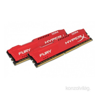 Kingston 16GB/3200MHz DDR-4 1Rx8 HyperX FURY piros (Kit 2db 8GB) (HX432C18FR2K2/16) memória PC