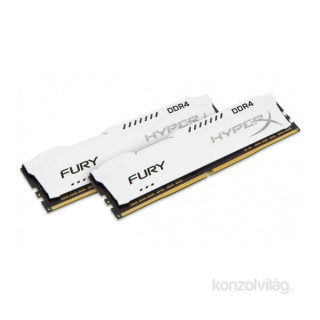 Kingston 16GB/3200MHz DDR-4 1Rx8 HyperX FURY fehér (Kit 2db 8GB) (HX432C18FW2K2/16) memória PC