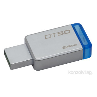 Kingston 64GB USB3.0 Ezüst-Kék (DT50/64GB) Flash Drive PC