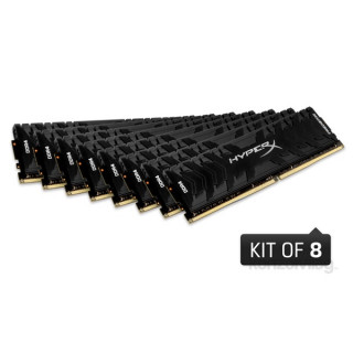 Kingston 128GB/3000MHz DDR-4 HyperX Predator XMP (Kit! 8db 16GB) (HX430C15PB3K8/128) memória PC