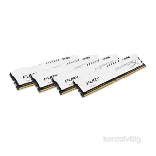 Kingston 32GB/2933MHz DDR-4 1Rx8 HyperX FURY fehér (Kit 4db 8GB) (HX429C17FW2K4/32) memória PC