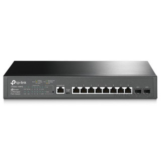 TP-Link T2500G-10MPS 8port GbE LAN PoE+ 2x SFP L2 menedzselheto Switch PC