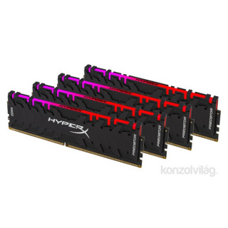 Kingston 32GB/3200MHz DDR-4 HyperX Predator RGB XMP (Kit! 4db 8GB) (HX432C16PB3AK4/32) memória PC