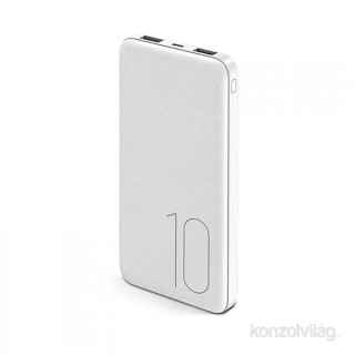 Usams 10KCD6202 2A 2x USB 10000mAh fehér power bank 