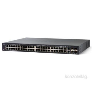 Cisco SG250X-48 48port GbE LAN 2x GbE SFP/RJ45 Combo 2x 10GbE SFP+ L2/L3 menedzselhető switch PC