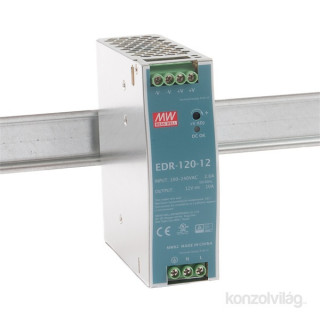 Mean Well EDR-120-12 12V 120W DIN Rail tápegység PC