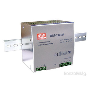 Mean Well DRP-240-24 24V 240W DIN Rail tápegység PC