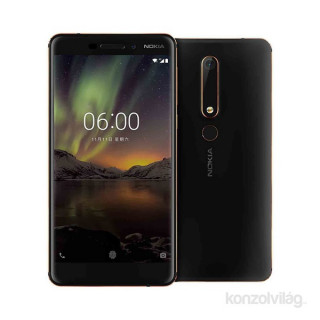 Nokia 6.1 5,5" LTE 32GB Dual SIM fekete okostelefon Mobil