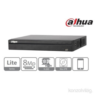 Dahua NVR2108HS-4KS2 (8 ch, H265, 80Mbps, HDMI+VGA, 2xUSB, 1x Sata) Otthon