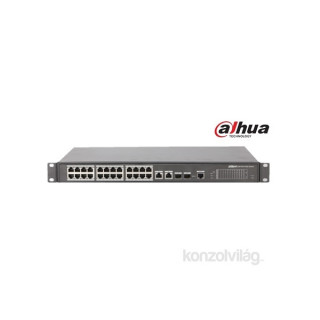 Dahua PFS4226-24ET-240 24x 10/100(PoE/PoE+ 240W)+2x gigabit/SFP combo uplink,HighPoE(1,2) menedzselhető Poe PC