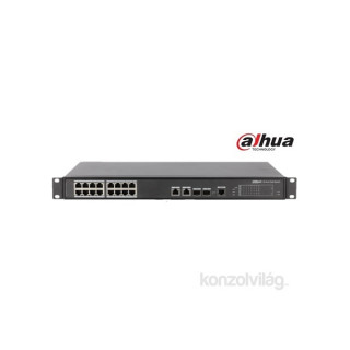 Dahua PFS4218-16ET-190 16port 10/100Mbps LAN PoE/PoE+ (190W) menedzselheto switch PC