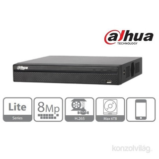 Dahua NVR2104HS-P-4KS2 (4 ch, H265, 80Mbps, HDMI+VGA, 2xUSB, 1x Sata, 4x PoE) Otthon